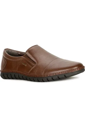 Bata Men Textured Formal Slip-On Shoes
