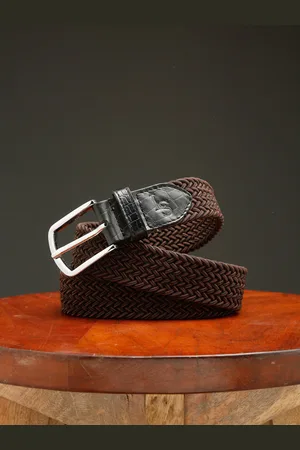 LOUIS STITCH Men Braided Belt