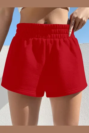 Aahwan Women Loose Fit High-Rise Regular Shorts