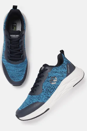 Woodland Men Mesh Woven Design Running Shoes