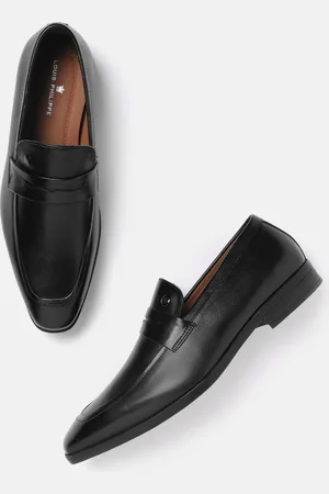 Louis Philippe Men Leather Formal Penny Loafers