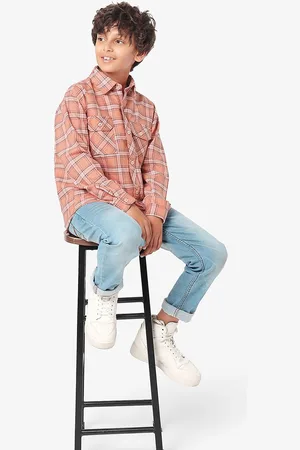 LilPicks Boys Relaxed Opaque Printed Casual Shirt