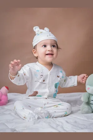 Baby Moo Infants 5-Pcs Pure Cotton Baby Apparel Gift Set