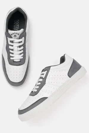 Wrogn men best sale grey sneakers