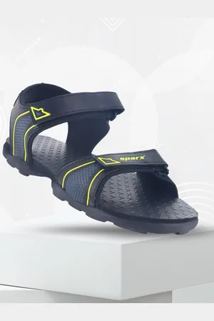 Buy Black & Green Sandals for Men by SPARX Online | Ajio.com