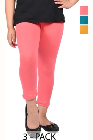 BAESD Girls Pack Of 3 Slim Fit Capris