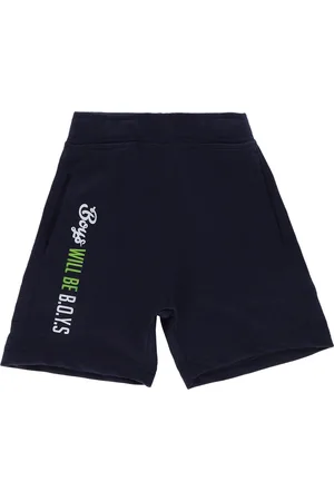 DYCA Boys Navy Blue Printed Shorts