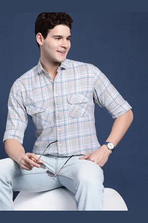 Mast & Harbour Men Tartan Checked Casual Shirt