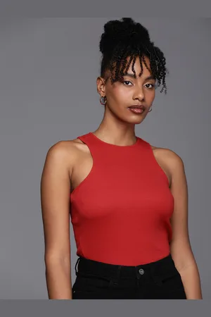 Boohoo Ribbed Tank Top
