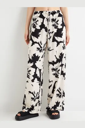 Koton Women Floral Printed Loose Fit Trousers