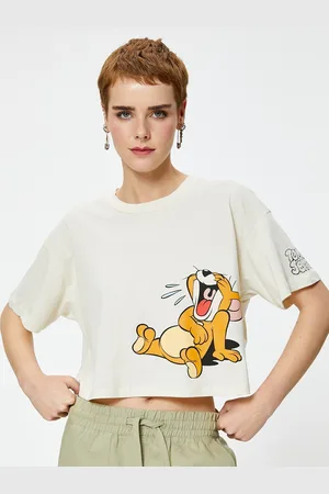 Koton Women Printed Pockets T-shirt