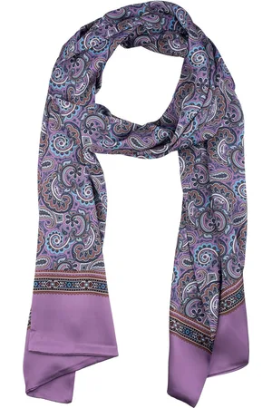 The Tie Hub Men Paisley Printed Silk Scarf