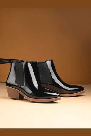 San Frissco Women Block-Heeled Chelsea Boots