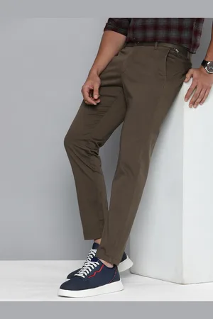 Flying Machine Men Super Slim Fit Mid Rise Semi Formal Trousers