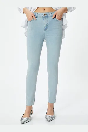 Koton Women Slim Fit High-Rise Jeans