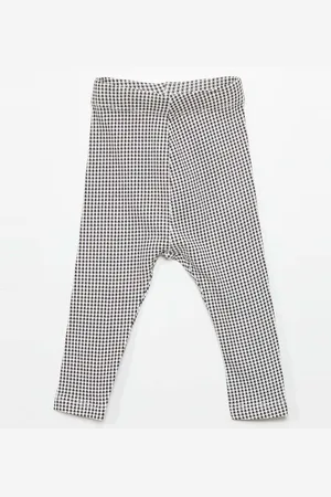 KIABI Girls Checked Mid-Rise Trousers