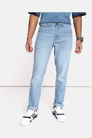 Roadster The Lifestyle Co. Men Straight Fit Light Fade Stretchable Jeans