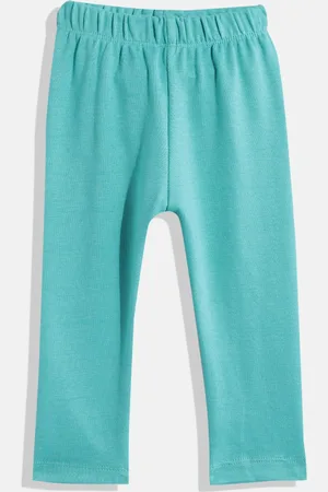 Eteenz Infant Girls Premium Cotton Mid-Rise Leggings