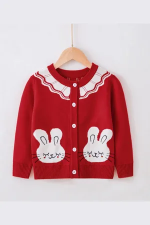 Stylecast Girls Graphic Printed Cardigan