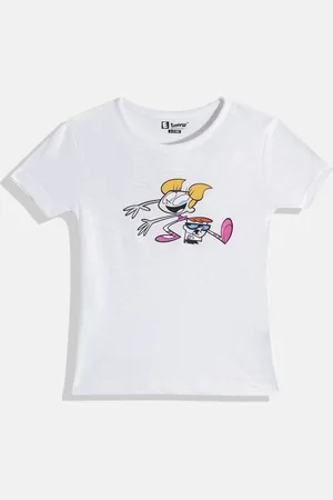 Eteenz Girls Premium Cotton Dexter Printed T-shirt