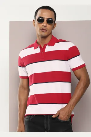 Buy Kook N Keech Men Black Striped Oversized Longline T Shirt - Tshirts for  Men 2388250