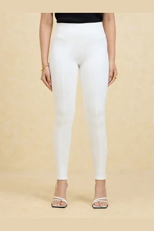 20Dresses Women Off White Skinny Fit High Waist Jeggings