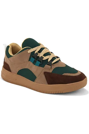 John Karsun Men Colorblocked Lightweight Lace-Up Sneakers