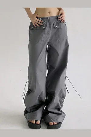LULU & SKY Women Flared Low-Rise Joggers