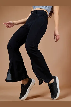 BAESD Women Bootcut High rise Clean Look Stretchable Denim Jeans