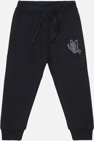 BodyCare Girls Cotton Mid-Rise Joggers