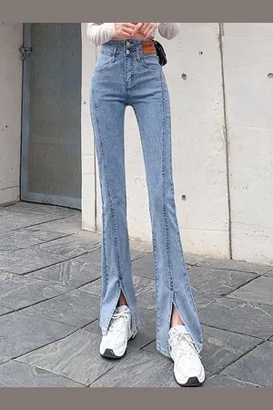 LULU & SKY Women Flared High-Rise Clean Look Stretchable Jeans