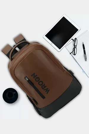 WROGN Unisex Typography Printed Anti-Theft Backpack