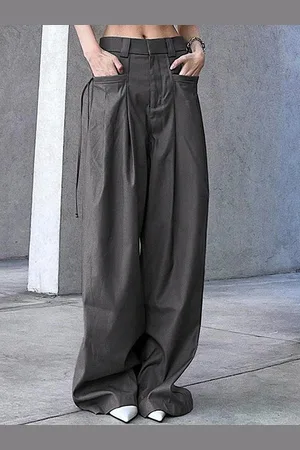 LULU & SKY Women Flared High-Rise Trousers