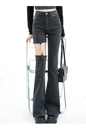 LULU & SKY Women Flared High-Rise Clean Look Jeans