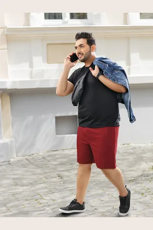 Plus size shorts india online