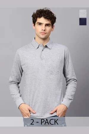 Fleximaa Men 2 Polo Collar Pure Cotton Pockets T-shirt