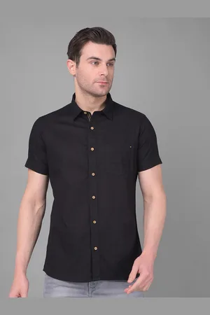 Canary London Smart Slim Fit Spread Collar Casual Cotton Shirt