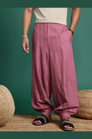 Sangria Men Striped Trousers