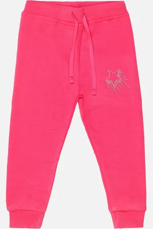 BodyCare Girls Cotton Mid-Rise Joggers