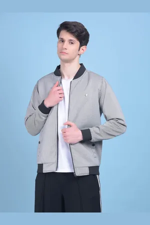 Crimsoune Club Checked Stand Collar Jacket