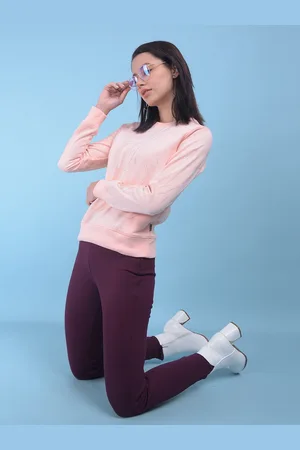 Crimsoune Club Typography Printed Pullover