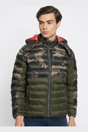 Duke Camouflage Printed Hooded Padded Jacket
