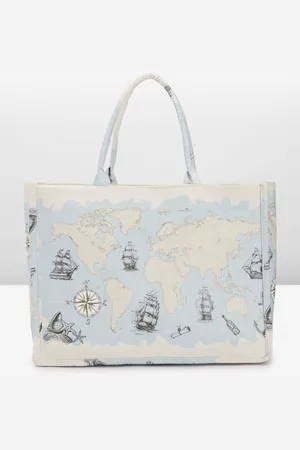 Mast & Harbour Printed Oversized Shopper Tote Bag