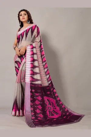 HRITIKA Geometric Printed Saree