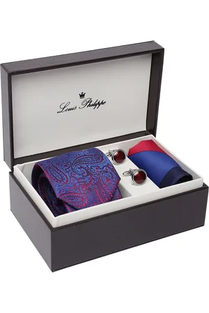 Louis Philippe Men Printed Accessory Gift Set