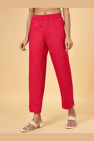 Pantaloons Women Mid-Rise Regular Fit Trousers