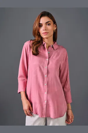 AND Self Design Shirt Style Top