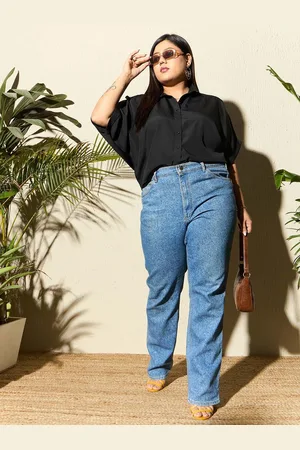 Berrylush Plus Size Batwing Sleeved Casual Shirt