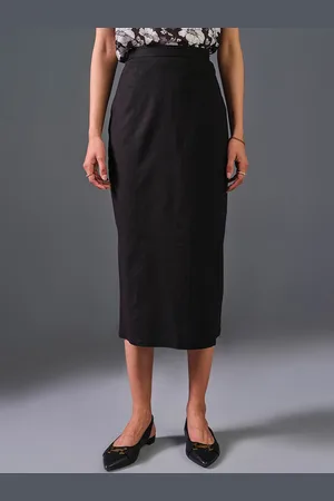 AND Straight Midi Skirt