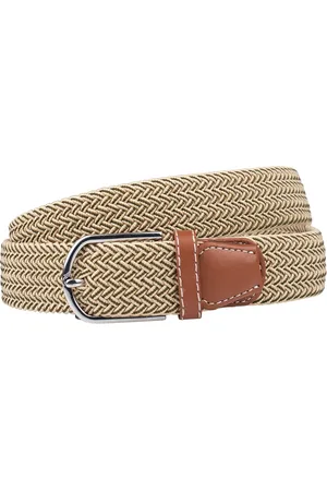 The Tie Hub Men Braided Stretchable Casual Elasticated Belt